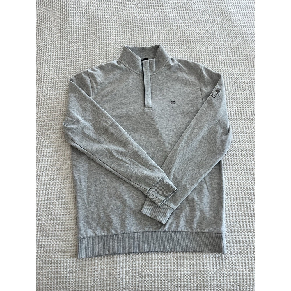 Travis Mathew Spyglass Hill Golf Pullover Sweater Men's‎ Medium Gray